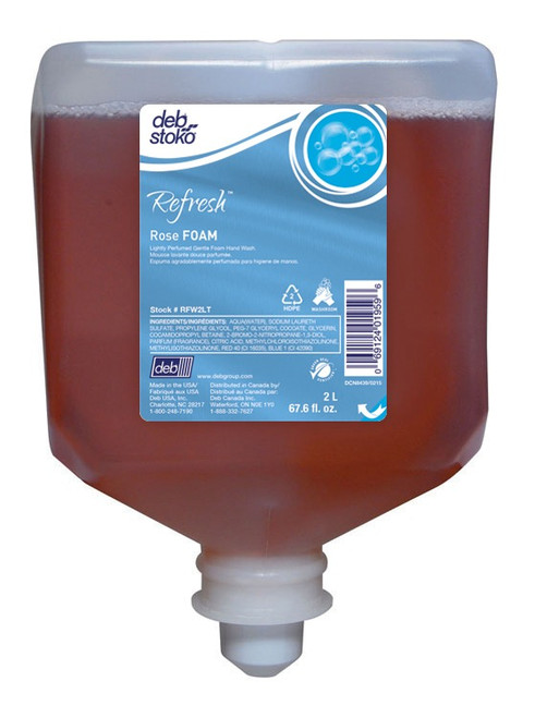 Refresh® Rose FOAM Hand Wash Cleanser 2L Refill Cartridge  RFW2LT