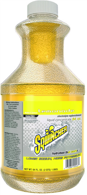 Sqwincher Liquid Drink Concentrate - Lemonade 64 oz.   11020