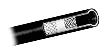 3/8" x 50' Black Rubber DOT SAE J1402 Air Brake Hose Only  HAB-6-50P