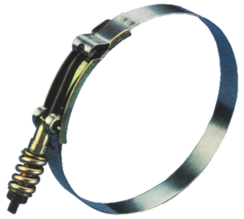 3.63 - 3.94" Mini Flex Seal T-Bolt Clamp - S/S Band - Ferrous Bolt  HC20-382