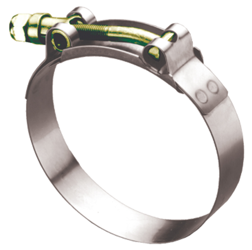 2.31 - 2.63" T-Bolt Clamp - S/S Band - Ferrous Bolt  HC3-250