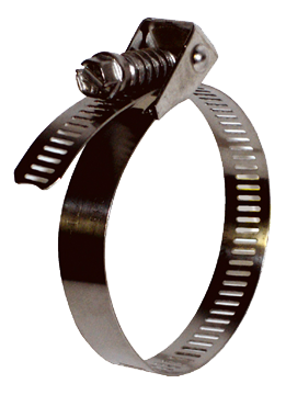 2.06 - 6.00" Quick Release Gear Clamp - S/S Band - S/S Screw  LAS-88