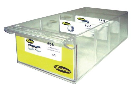 Clear Plastic Replacement Double Drawer (Fits XB & XC Cabinets)  PD-55