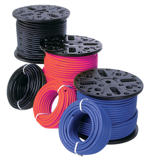 3/8" x 500' Blue PVC 300 PSI Rubber Air Hose  RVH-6BLU-COIL