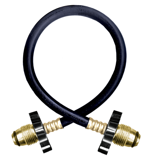 1/4 x 36" Male POL (CGA510) - Type I Nitrile Rubber Natural Gas Hose Assembly - No Excess Flow  I4C36POLNEPOLNEHW