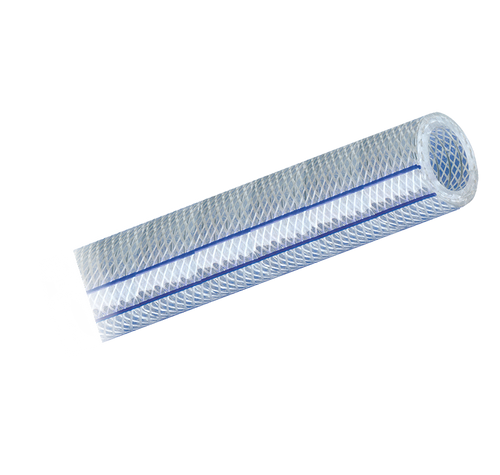 2-1/2 x 2" x 1' Clear PVC Re-Inforced Hose  PVC-4032-CUT