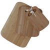 Oceanstar 3-Piece Bamboo Cutting Board Set, light brown, rectangular, rounded corners, white tie, natural texture, CB1316, kitchen utensils.