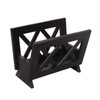 Oceanstar Contemporary Mahogany Solid Wood Magazine Rack M1125 product image at NuMercy