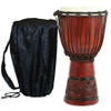X8 Drums Celtic Labyrinth Backpacker Djembe with Tote Bag