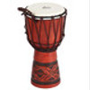 X8 Drums Celtic Labyrinth Backpacker Djembe with Tote Bag