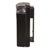 Black 3 In 1 130db Personal Alarm with Light, rectangular device with clear top and clip on side.