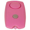 Pink Mini Personal Alarm with LED Flashlight