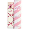 Pink Sugar by Aquolina Eau De Toilette Spray, 3.4 oz, perfume bottle and box, pink and white packaging.