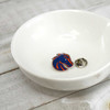 Boise State Broncos Bookmark and Pin, blue and orange horse head logo, Boise State Broncos brand.