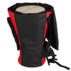 X8 Drums Heavy Duty Djembe Gig Bag, Red/Black, Large