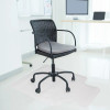 inQ Boutique Home Office Chair Mat for Carpet Floor Protection Under Executive Computer Desk, black.