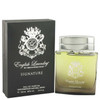 English Laundry Signature eau de parfum spray, 3.4 oz, by Christopher Moles, yellow liquid in glass bottle with silver cap and black box.