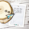 Lifebeats You Were Made to Soar Paper Airplane Enamel Pin Friendship Inspirational Gift