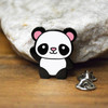 Lifebeats Panda Rise Above Enamel Pin on Mini Card