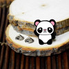 Lifebeats Panda Rise Above Enamel Pin on Mini Card