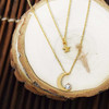 Lifebeats Shoot for the Moon Necklace - Gold Finish