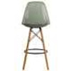 Ethan Counter Stool Mid Century Modern, Transparent Smoke