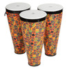 X8 Drums Stacking Hand Drums with Straps, 3-Pack Large