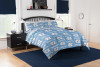 UNC North Carolina Tar Heels Rotary Queen Bed in a Bag Set