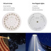 42 LED Solar Flagpole Light, outdoor waterproof landscape lamp with hook for tent camping, solar powered street light with wide lighting angle.