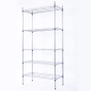 5-Shelf Adjustable; Heavy Duty Storage Shelving Unit; Steel Organizer Wire Rack