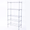 5-Shelf Adjustable Heavy Duty Storage Shelving Unit made of steel wire rack organizer.
