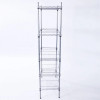 5-Shelf Adjustable Heavy Duty Storage Shelving Unit made of steel, wire rack organizer.