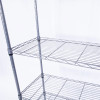 5-Shelf Adjustable heavy duty storage shelving unit made of steel wire rack.