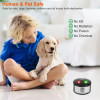 Ultrasonic pest repeller electronic plug-in for pest control, mouse chaser, safe for pets and kids, black and white device with red and green lights.