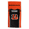 Cincinnati Bengals NFL Jersey Personalized Beach Towel