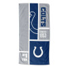 Indianapolis Colts NFL Colorblock Personalized Beach Towel