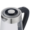 ZOKOP 1500W 2.5L Electric Kettle with Blue Glass