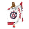 Washington Nationals MLB Jersey Personalized Silk Touch Throw Blanket