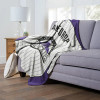 Colorado Rockies MLB Jersey Personalized Silk Touch Throw Blanket