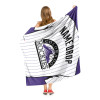 Colorado Rockies MLB Jersey Personalized Silk Touch Throw Blanket