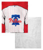 Philadelphia Phillies MLB Jersey Personalized Silk Touch Sherpa Throw Blanket
