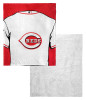 Cincinnati Reds MLB Jersey Personalized Silk Touch Sherpa Throw Blanket