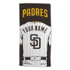 San Diego Padres MLB Jersey Personalized Beach Towel