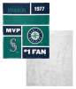 Seattle Mariners MLB Colorblock Personalized Silk Touch Sherpa Throw Blanket