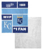 Kansas City Royals MLB Colorblock Personalized Silk Touch Sherpa Throw Blanket