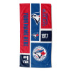 Toronto Blue Jays MLB Colorblock Personalized Beach Towel