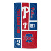 Philadelphia Phillies MLB Colorblock Personalized Beach Towel
