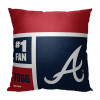 Atlanta Braves MLB Colorblock Personalized Pillow