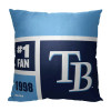 Tampa Bay Rays MLB Colorblock Personalized Pillow
