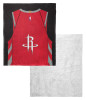 Houston Rockets NBA Jersey Personalized Silk Touch Sherpa Throw Blanket